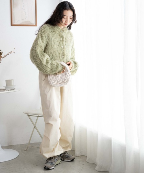 WEGO（ウィゴー）の「WEGO/モンスターニットカーディガン（カーディガン/ボレロ・レディース・グリーン/ブルー/ブラック・FREE）」の19枚目の写真