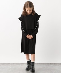 GLOBAL WORK | 2セットフリルニットワンピース/979654(ワンピース)