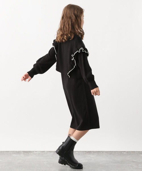 HGK　rglワンピ　ネイビーＭ Halfzip knit long one-piece｜【公式】ROGER AND RAW通販サイト