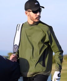 ストレッチ布帛ミニモック トレーナー 長袖Tシャツ ロンT GOLF