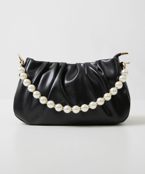 Julia Boutique(ジュリアブティック)の「マルチWAYパールハンドルレザーバッグ/23608(ショルダーバッグ・レディース・アイボリー/ブラック・ONE)」の20枚目の写真
