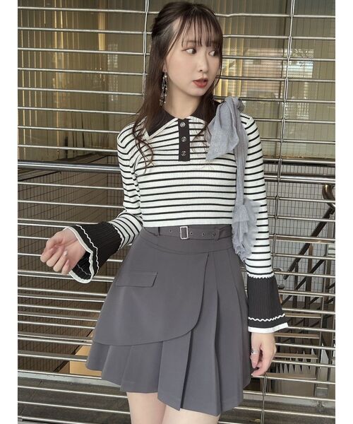 KOEISTORE ニットトップス レディース 春 夏 春夏 黒 白 ニット