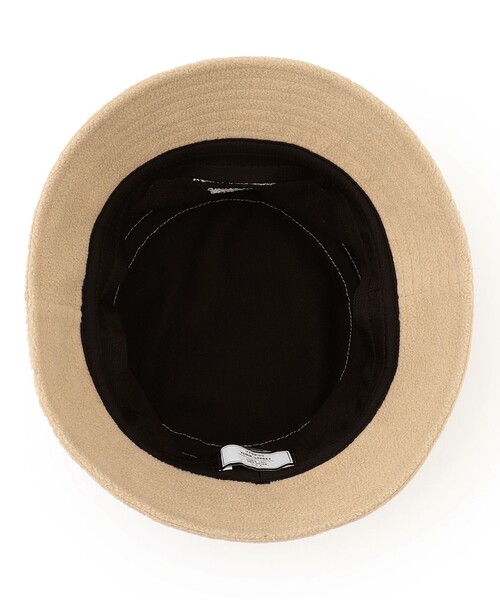 J.PRESS YORK STREET（ジェイプレスヨークストリート）の「【UNISEX】フリースロゴバケットハット（ハット・メンズ・ネイビー系/ベージュ系/ブラック系・F）」の5枚目の写真