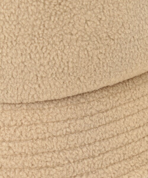 J.PRESS YORK STREET（ジェイプレスヨークストリート）の「【UNISEX】フリースロゴバケットハット（ハット・メンズ・ネイビー系/ベージュ系/ブラック系・F）」の6枚目の写真