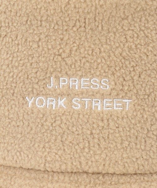 J.PRESS YORK STREET（ジェイプレスヨークストリート）の「【UNISEX】フリースロゴバケットハット（ハット・メンズ・ネイビー系/ベージュ系/ブラック系・F）」の8枚目の写真