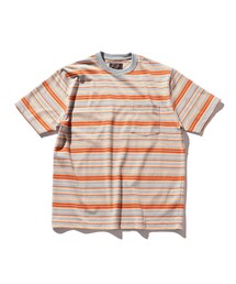 BEAMS PLUS | BEAMS PLUS / マルチ ストライプ ポケット Tシャツ(Tシャツ/カットソー)