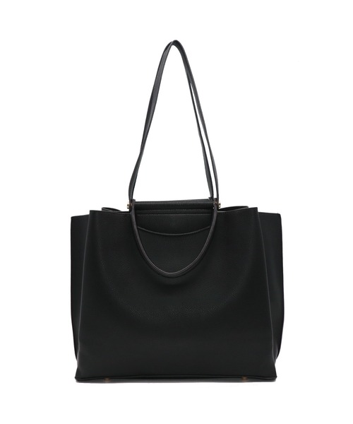 GUSCIO（グッシオ）の「【グッシオ ゴールドラベル】2ハンドルトートバッグ  オンオフ兼用 ビジネストート PC/A4対応（ビジネスバッグ・レディース・ブラック/グレー/アイボリー・FREE）」の9枚目の写真