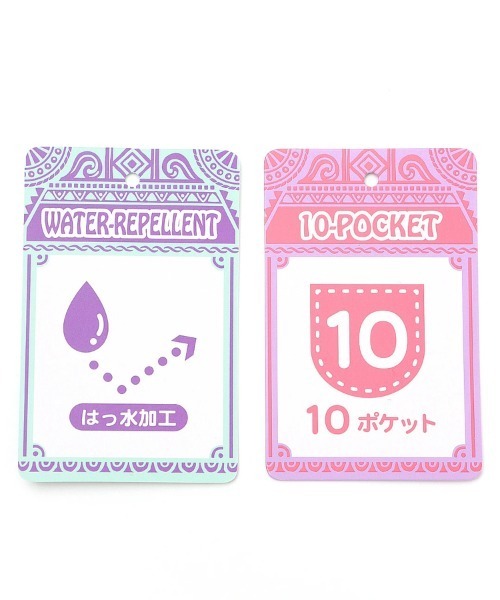 チチカカ（チチカカ）の「10ポケットリュック（バックパック/リュック・レディース・ブラック/パープル/ベージュ・FREE）」の11枚目の写真