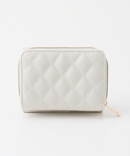 Honeys（ハニーズ）の「キルティングウォレット（財布・レディース・ピンク/アイボリー/ブラック・FREE）」の10枚目の写真