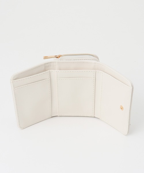 Honeys（ハニーズ）の「キルティングウォレット（財布・レディース・ピンク/アイボリー/ブラック・FREE）」の11枚目の写真