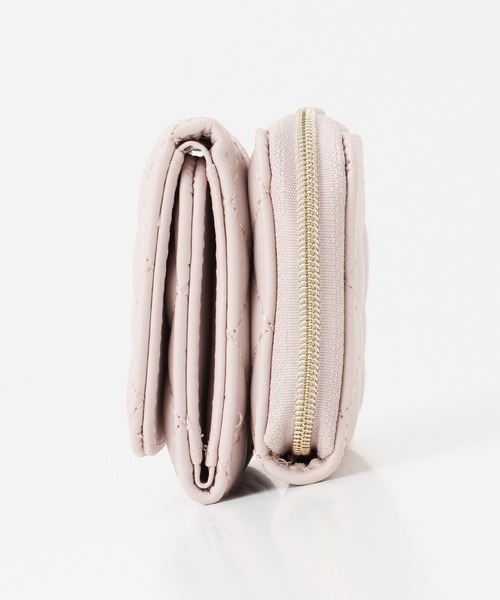 Honeys（ハニーズ）の「キルティングウォレット（財布・レディース・ピンク/アイボリー/ブラック・FREE）」の19枚目の写真