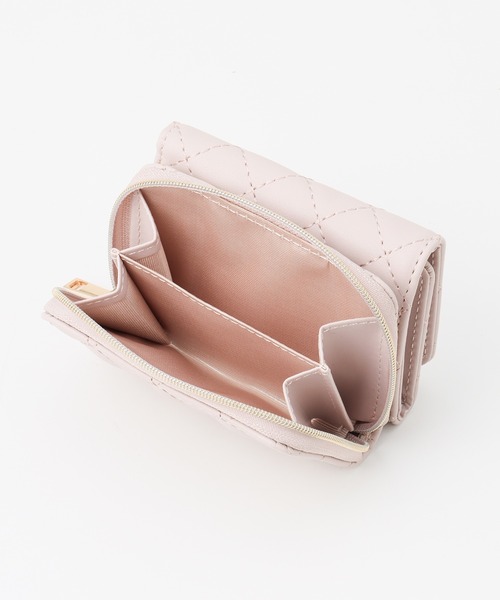 Honeys（ハニーズ）の「キルティングウォレット（財布・レディース・ピンク/アイボリー/ブラック・FREE）」の20枚目の写真