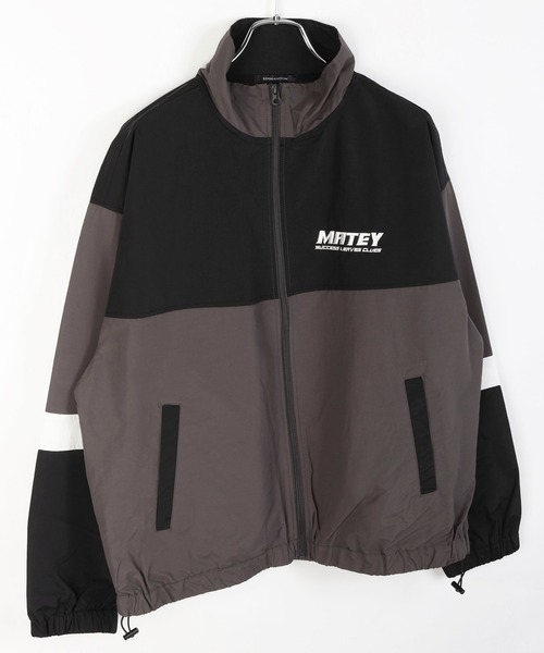 WESTSEA（ウエストシー）の「ナイロン切替ブルゾン トラックジャケット（ナイロンジャケット・メンズ・チャコール/ブラック/ネイビー・L/M）」の5枚目の写真