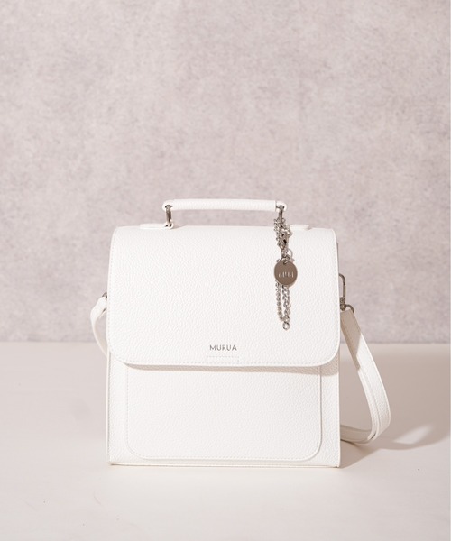 MURUA(ムルーア)の「【MURUA/ムルーア】 CHARM SERIES 3wayミニリュック(バックパック/リュック・レディース・ブラック/ブルー/ホワイト・FREE)」の14枚目の写真
