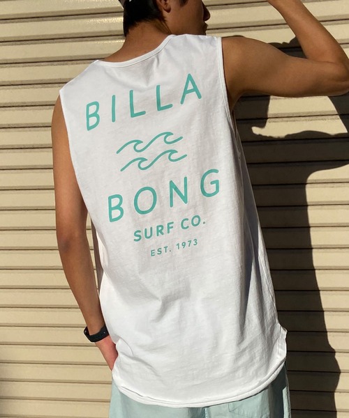 BILLABONG(ビラボン)の「BILLABONG/ビラボン タンクトップ バックプリント オーバーサイズ サーフ BE011-350(タンクトップ・メンズ・インディゴブルー/ブラック/ホワイト・XL/L/M)」の2枚目の写真
