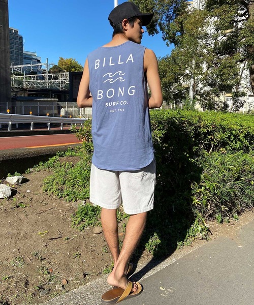 BILLABONG(ビラボン)の「BILLABONG/ビラボン タンクトップ バックプリント オーバーサイズ サーフ BE011-350(タンクトップ・メンズ・インディゴブルー/ブラック/ホワイト・XL/L/M)」の6枚目の写真
