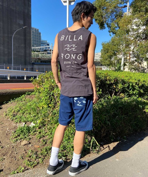 BILLABONG(ビラボン)の「BILLABONG/ビラボン タンクトップ バックプリント オーバーサイズ サーフ BE011-350(タンクトップ・メンズ・インディゴブルー/ブラック/ホワイト・XL/L/M)」の12枚目の写真
