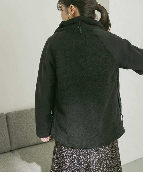 Cape HEIGHTS（ケープハイツ）の「Cape HEIGHTS　BREAKHEART FLEECEJacket（その他アウター・レディース・ベージュ系その他/ブラック・X-SMALL）」の7枚目の写真