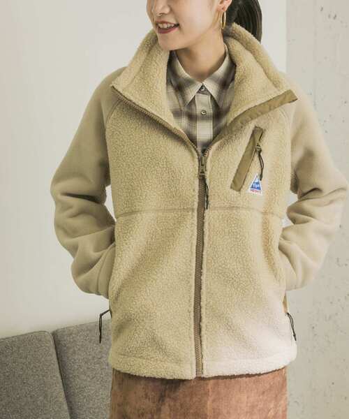 Cape HEIGHTS（ケープハイツ）の「Cape HEIGHTS　BREAKHEART FLEECEJacket（その他アウター・レディース・ベージュ系その他/ブラック・X-SMALL）」の12枚目の写真