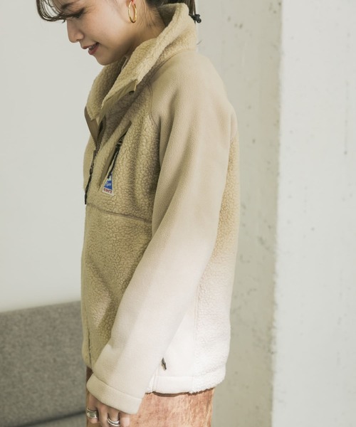Cape HEIGHTS（ケープハイツ）の「Cape HEIGHTS　BREAKHEART FLEECEJacket（その他アウター・レディース・ベージュ系その他/ブラック・X-SMALL）」の15枚目の写真
