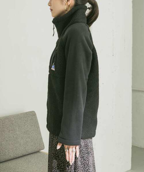 Cape HEIGHTS（ケープハイツ）の「Cape HEIGHTS　BREAKHEART FLEECEJacket（その他アウター・レディース・ベージュ系その他/ブラック・X-SMALL）」の18枚目の写真