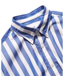 uniform experiment　ブルーストライプシャツ サイズ4 STRIPE SHIRT（シャツ/ブラウス）｜uniform experiment