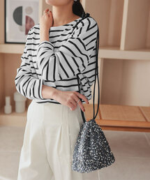 KOBE LETTUCE | スパンコール巾着ショルダー(ショルダーバッグ)