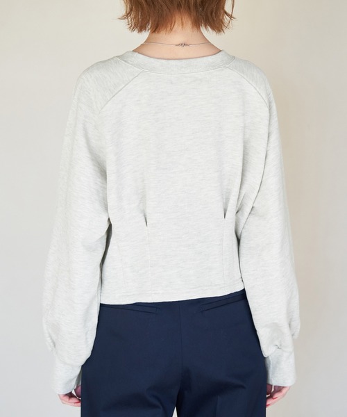 ROPE' PICNIC(ロペピクニック)の「裏毛ウエストタックアソートロゴスウェット(スウェット・レディース・キナリ/ピンク/ホワイト系その他5/グレー系その他/ライトグレー・38)」の22枚目の写真