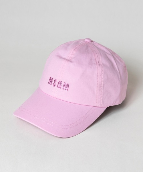 MSGM（エムエスジーエム）の「MSGM(エムエスジーエム)Kids & Junior ブランドロゴキャップ（キャップ・キッズ・ベージュ/ピンク/ブラック/ホワイト・ONE SIZE）」の4枚目の写真
