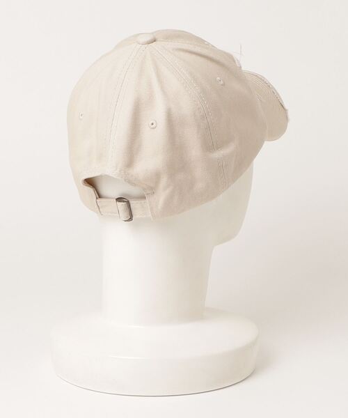 SPINNS(スピンズ)の「クロスデザイン ダメージコットンキャップ(キャップ・メンズ・ベージュ/ブラック/ブラウン・ONESIZE)」の6枚目の写真