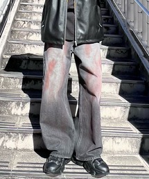 Figments | ダーティワイドデニムパンツ(デニムパンツ)