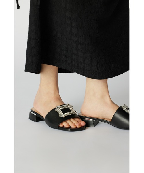 STACCATO(スタッカート)の「パトラローヒールサンダル(サンダル・レディース・ブラック/ホワイト・23.5cm/24.5cm/24cm/22.5cm/23cm)」の8枚目の写真