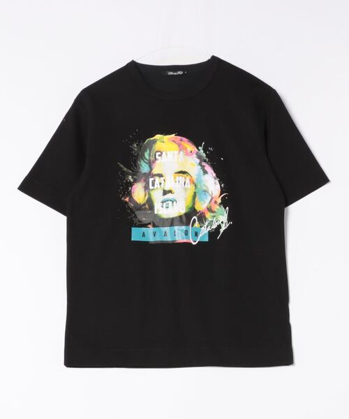 RATTLE TRAP（ラトルトラップ）の「ストレッチスムースプリントT（Tシャツ/カットソー・メンズ・ブラック/ホワイト・LL/M/L/S）」の8枚目の写真