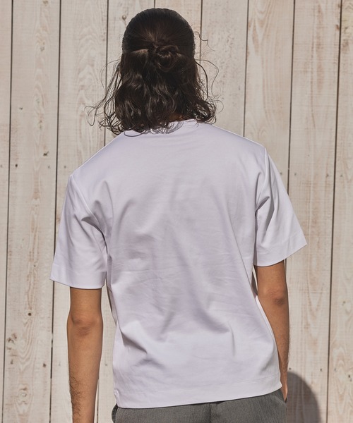 RATTLE TRAP（ラトルトラップ）の「ストレッチスムースプリントT（Tシャツ/カットソー・メンズ・ブラック/ホワイト・LL/M/L/S）」の3枚目の写真