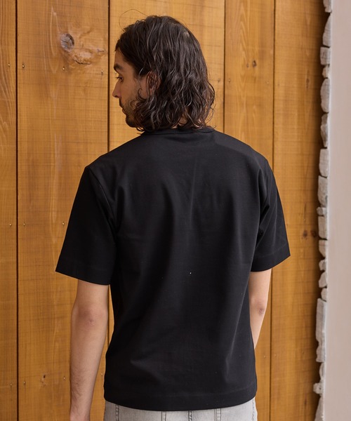 RATTLE TRAP（ラトルトラップ）の「ストレッチスムースプリントT（Tシャツ/カットソー・メンズ・ブラック/ホワイト・LL/M/L/S）」の5枚目の写真