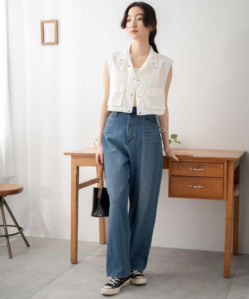 WEGO（ウィゴー）の「WEGO/ミリタリーナイロンショートベスト（ベスト・レディース・ホワイト/カーキ/ブラック・FREE）」の13枚目の写真