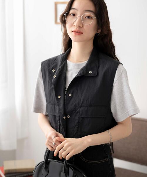 WEGO（ウィゴー）の「WEGO/ミリタリーナイロンショートベスト（ベスト・レディース・ホワイト/カーキ/ブラック・FREE）」の15枚目の写真