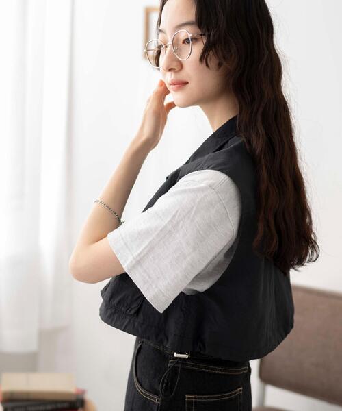 WEGO（ウィゴー）の「WEGO/ミリタリーナイロンショートベスト（ベスト・レディース・ホワイト/カーキ/ブラック・FREE）」の16枚目の写真