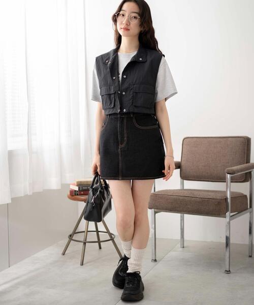 WEGO（ウィゴー）の「WEGO/ミリタリーナイロンショートベスト（ベスト・レディース・ホワイト/カーキ/ブラック・FREE）」の17枚目の写真