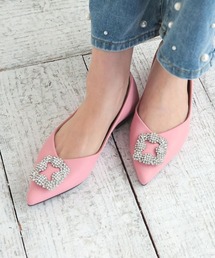 DONOBAN | スクエアビジューパンプス(パンプス)