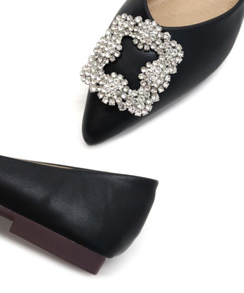 DONOBAN（ドノバン）の「スクエアビジューパンプス（パンプス・レディース・ブラック/アイボリー/ブルー系その他2/ブルー系その他/ピンク・22.5cm/23.5cm/24.5cm）」の16枚目の写真