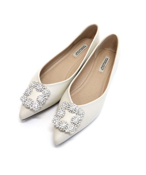 DONOBAN（ドノバン）の「スクエアビジューパンプス（パンプス・レディース・ブラック/アイボリー/ブルー系その他2/ブルー系その他/ピンク・22.5cm/23.5cm/24.5cm）」の14枚目の写真