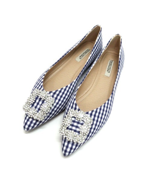 DONOBAN（ドノバン）の「スクエアビジューパンプス（パンプス・レディース・ブラック/アイボリー/ブルー系その他2/ブルー系その他/ピンク・22.5cm/23.5cm/24.5cm）」の12枚目の写真