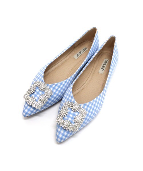 DONOBAN（ドノバン）の「スクエアビジューパンプス（パンプス・レディース・ブラック/アイボリー/ブルー系その他2/ブルー系その他/ピンク・22.5cm/23.5cm/24.5cm）」の11枚目の写真