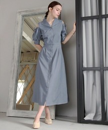 Cheek | 肩あきシャツワンピース(シャツワンピース)
