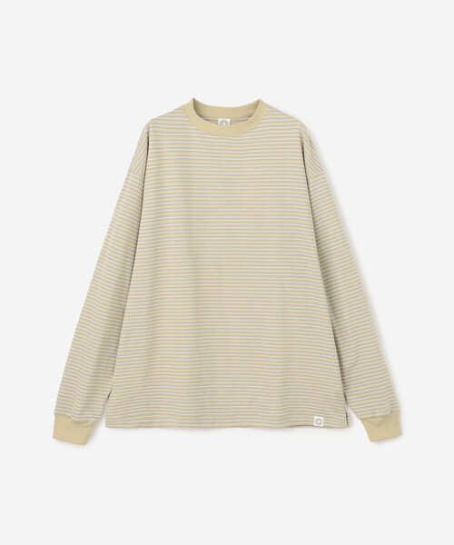 ORCIVAL」 ボーダー柄長袖Tシャツ - ベージュ メンズ - オーシバル 