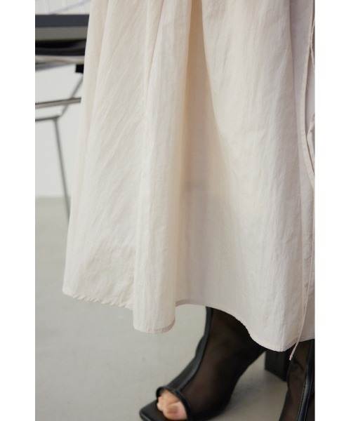 AZUL by moussy(アズールバイマウジー)の「2WAYドローストリングデザインスカート(スカート・レディース・アイボリー/ブラック・SMALL/MEDIUM)」の12枚目の写真