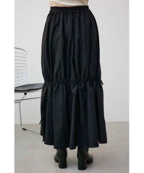 AZUL by moussy(アズールバイマウジー)の「2WAYドローストリングデザインスカート(スカート・レディース・アイボリー/ブラック・SMALL/MEDIUM)」の18枚目の写真