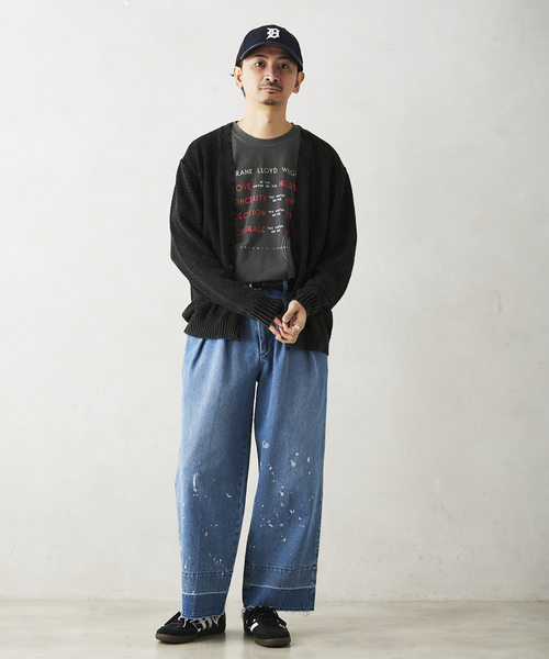 JOURNAL STANDARD relume(ジャーナルスタンダード レリューム)の「【SPORTS WEAR/スポーツウェア】別注ブラックフェードカーディガン(ニット/セーター・メンズ・ブラック系その他/ブラック・MEDIUM/LARGE)」の3枚目の写真