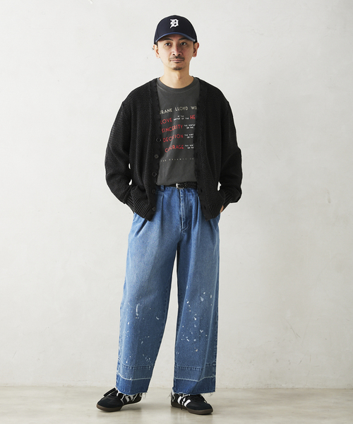 JOURNAL STANDARD relume(ジャーナルスタンダード レリューム)の「【SPORTS WEAR/スポーツウェア】別注ブラックフェードカーディガン(ニット/セーター・メンズ・ブラック系その他/ブラック・MEDIUM/LARGE)」の5枚目の写真